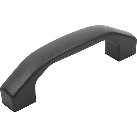 Kipp Pull Handle L=170, Form:B, Polyphtalamide Black Ral7021, Comp:Stainless Steel, A=140, D=M08 K1060.2140084